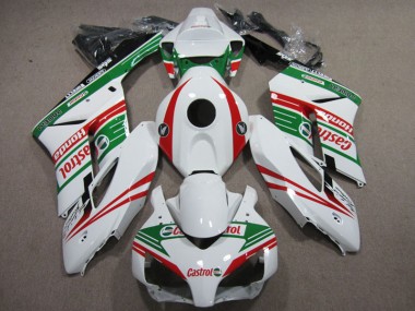 Cheap 2004-2005 White Red Castrol Honda CBR1000RR Motor Fairings UK