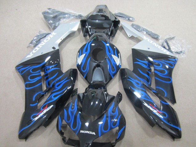 Cheap 2004-2005 Black Blue Flame Honda CBR1000RR Motorcycle Fairing UK Cheap 2004-2005 Black Blue Flame Honda CBR1000RR Motorcycle Fairing UK