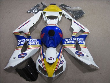 Cheap 2006-2007 White Blue Rothmans Honda CBR1000RR Motor Bike Fairings UK