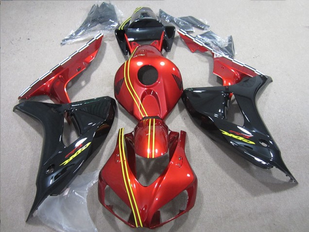 Cheap 2006-2007 Black Red Yellow Honda CBR1000RR Motorcycle Replacement Fairings UK Cheap 2006-2007 Black Red Yellow Honda CBR1000RR Motorcycle Replacement Fairings UK