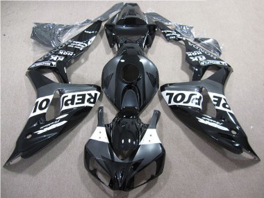 Cheap 2006-2007 Black Repsol Honda CBR1000RR Motorcycle Fairing Kits UK