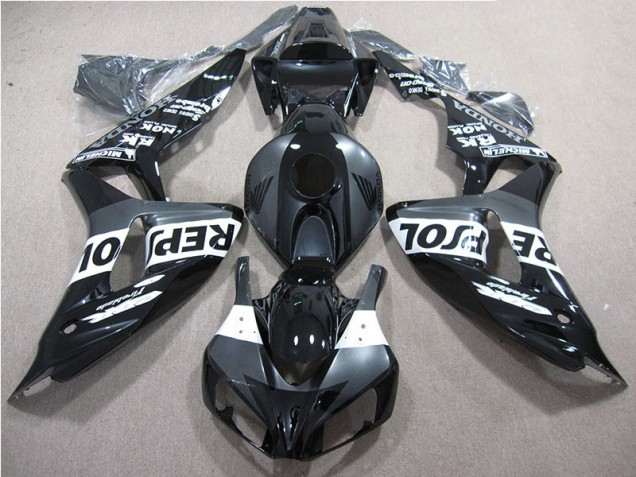 Cheap 2006-2007 Black Repsol Honda CBR1000RR Motorcycle Fairing Kits UK