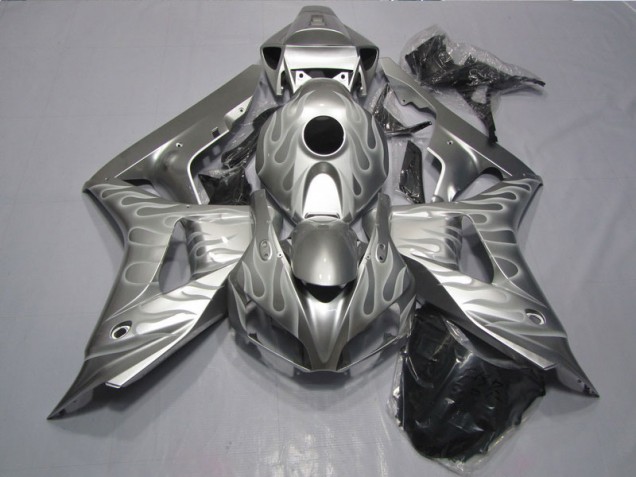 Cheap 2006-2007 Silver Flame Honda CBR1000RR Bike Fairings UK Cheap 2006-2007 Silver Flame Honda CBR1000RR Bike Fairings UK