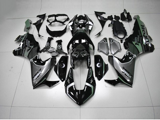 Cheap 2017-2020 Black Silver HRC Honda CBR1000RR Bike Fairings UK Cheap 2017-2020 Black Silver HRC Honda CBR1000RR Bike Fairings UK