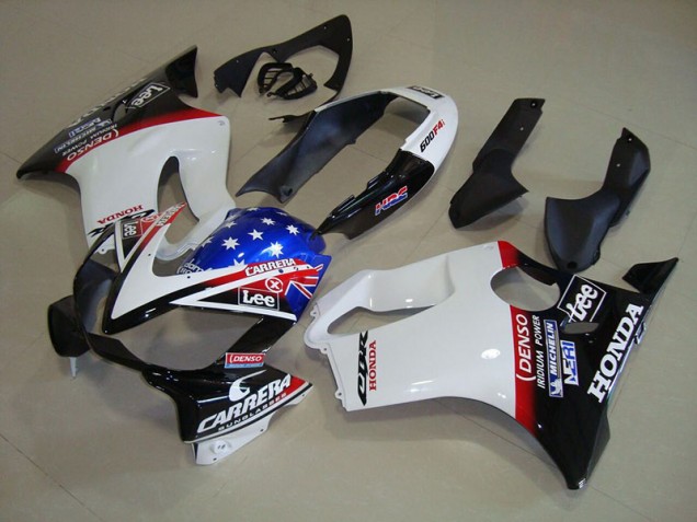 Cheap 2004-2007 White Blue DENSO HRC Carrera Honda CBR600 F4i Bike Fairing UK Cheap 2004-2007 White Blue DENSO HRC Carrera Honda CBR600 F4i Bike Fairing UK