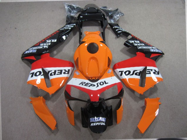 Cheap 2003-2004 Orange Black Repsol Honda CBR600RR Motorcylce Fairings UK Cheap 2003-2004 Orange Black Repsol Honda CBR600RR Motorcylce Fairings UK