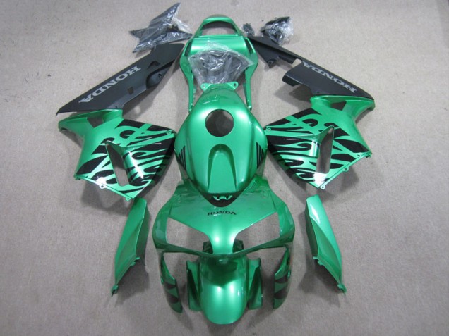Cheap 2003-2004 Green Black Honda CBR600RR Motor Bike Fairings UK Cheap 2003-2004 Green Black Honda CBR600RR Motor Bike Fairings UK