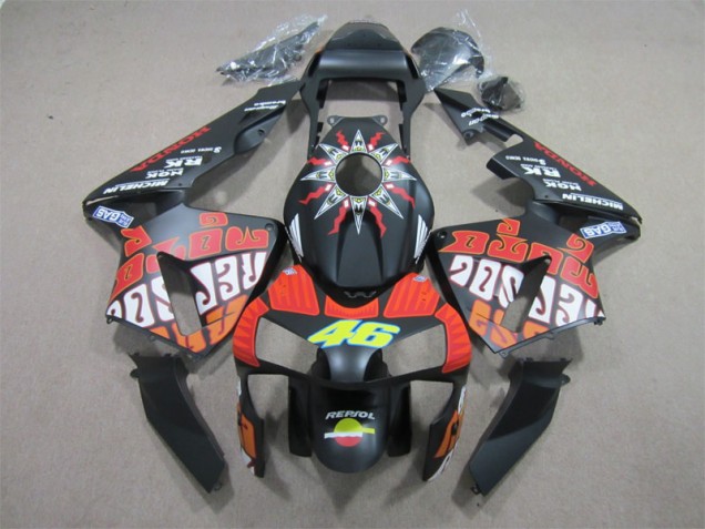 Cheap 2003-2004 Black Red Repsol 46 Honda CBR600RR Motorcycle Bodywork UK Cheap 2003-2004 Black Red Repsol 46 Honda CBR600RR Motorcycle Bodywork UK