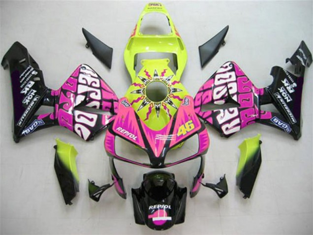 Cheap 2003-2004 Valentino Rossi Honda CBR600RR Motorbike Fairing Kits UK Cheap 2003-2004 Valentino Rossi Honda CBR600RR Motorbike Fairing Kits UK