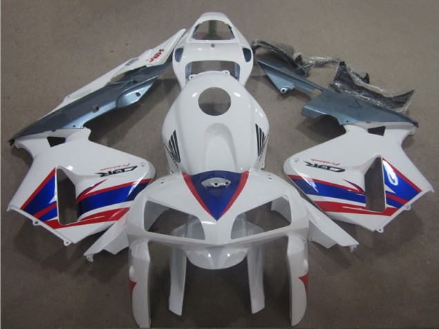 Cheap 2005-2006 White Blue Red Honda CBR600RR Motorcycle Fairing UK Cheap 2005-2006 White Blue Red Honda CBR600RR Motorcycle Fairing UK