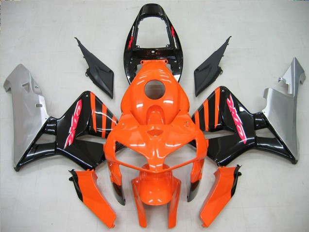 Cheap 2005-2006 Orange Black Honda CBR600RR Motorcycle Fairing UK Cheap 2005-2006 Orange Black Honda CBR600RR Motorcycle Fairing UK