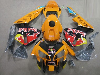 Cheap 2005-2006 Orange Black Red Bull Honda CBR600RR Motorbike Fairing UK