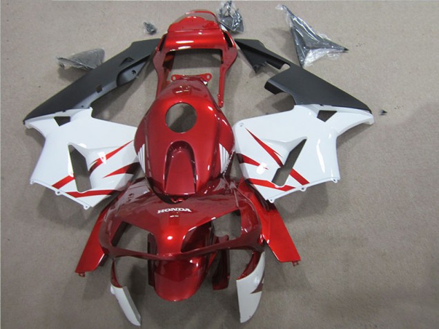 Cheap 2005-2006 Red White Honda CBR600RR Motorcycle Fairings UK Cheap 2005-2006 Red White Honda CBR600RR Motorcycle Fairings UK