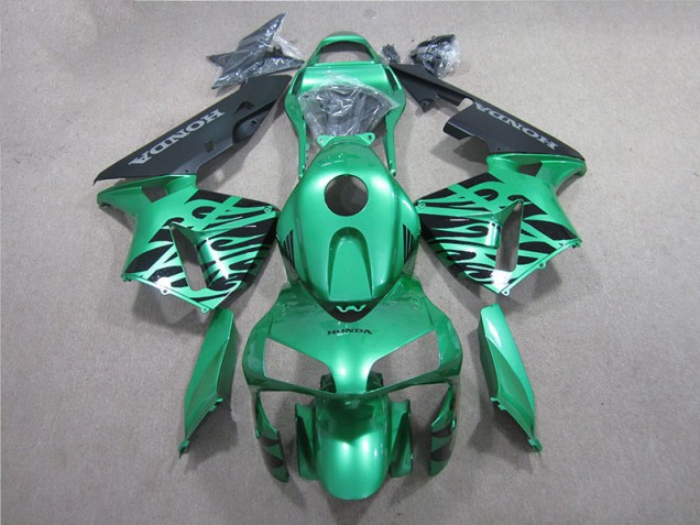 Cheap 2005-2006 Green Black Honda CBR600RR Motorcycle Fairings Kit UK Cheap 2005-2006 Green Black Honda CBR600RR Motorcycle Fairings Kit UK