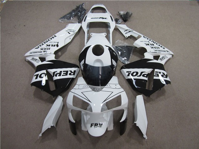 Cheap 2005-2006 White Black Repsol Honda CBR600RR Motorcylce Fairings UK Cheap 2005-2006 White Black Repsol Honda CBR600RR Motorcylce Fairings UK