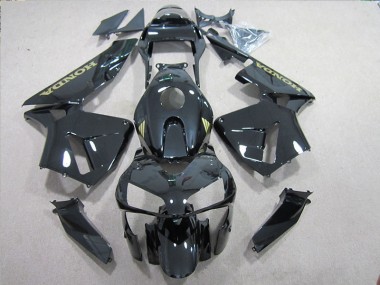 Cheap 2005-2006 Black Gold Decal Honda CBR600RR Motorbike Fairings UK