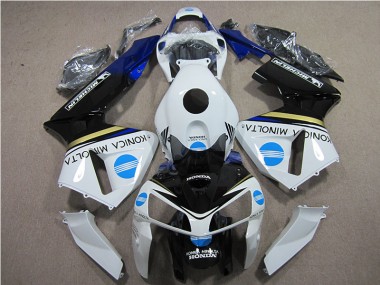 Cheap 2005-2006 White Blue Konica Minolta Honda CBR600RR Motorcycle Replacement Fairings UK