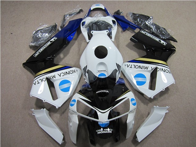 Cheap 2005-2006 White Blue Konica Minolta Honda CBR600RR Motorcycle Replacement Fairings UK Cheap 2005-2006 White Blue Konica Minolta Honda CBR600RR Motorcycle Replacement Fairings UK