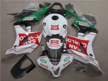 Cheap 2007-2008 Red White San Carlo Honda CBR600RR Motorbike Fairing UK
