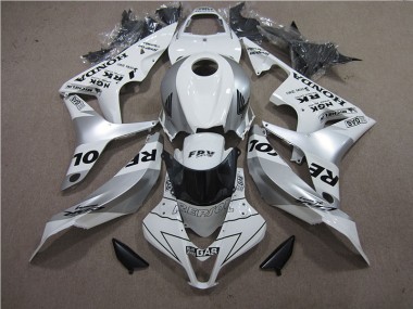 Cheap 2007-2008 Silver Repsol Honda CBR600RR Bike Fairings UK