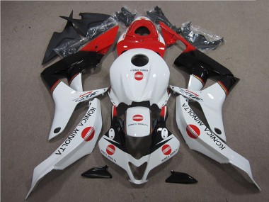 Cheap 2007-2008 Red White Black Konica Minolta Honda CBR600RR Motor Bike Fairings UK