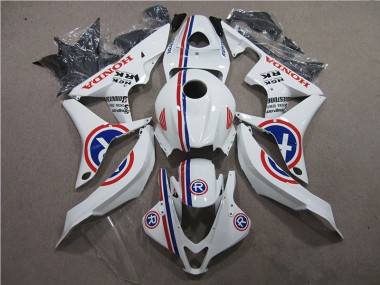 Cheap 2007-2008 White R Honda CBR600RR Motorcycle Fairings Kits UK