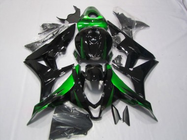Cheap 2007-2008 Black Green Honda CBR600RR Motorcycle Replacement Fairings UK
