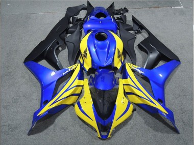 Cheap 2007-2008 Black Blue Yellow Honda CBR600RR Bike Fairings UK