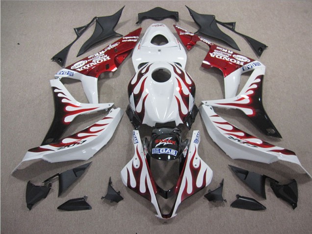 Cheap 2007-2008 White Red Flame SHARK Honda CBR600RR Replacement Motorcycle Fairings UK Cheap 2007-2008 White Red Flame SHARK Honda CBR600RR Replacement Motorcycle Fairings UK