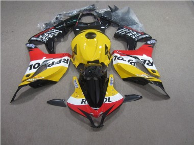 Cheap 2007-2008 Yellow Red Black Repsol Honda CBR600RR Moto Fairings UK