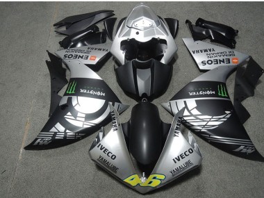 Cheap 2007-2008 Black Silver Monster IVECO 46 Honda CBR600RR Motorcyle Fairings UK