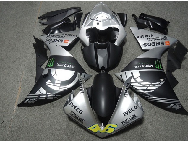 Cheap 2007-2008 Black Silver Monster IVECO 46 Honda CBR600RR Motorcyle Fairings UK
