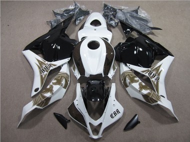 Cheap 2009-2012 Black White Honda CBR600RR Bike Fairing Kit UK