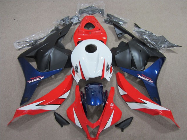 Cheap 2009-2012 White Red Blue Honda CBR600RR Motorcycle Fairings Kits UK
