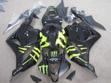 Cheap 2009-2012 Black Green Monster Honda CBR600RR Motorcycle Fairing UK