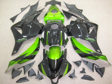 Cheap 2009-2012 Black Green Honda CBR600RR Bike Fairing Kit UK