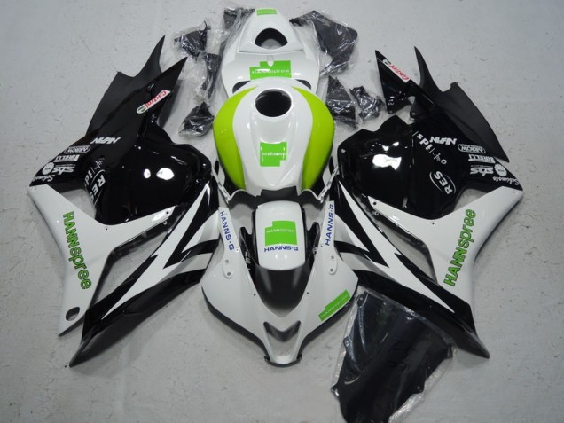 Cheap 2009-2012 Black White Green Hannspree Honda CBR600RR Moto Fairings UK