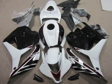 Cheap 2009-2012 Black White Honda CBR600RR Motorcycle Fairings UK