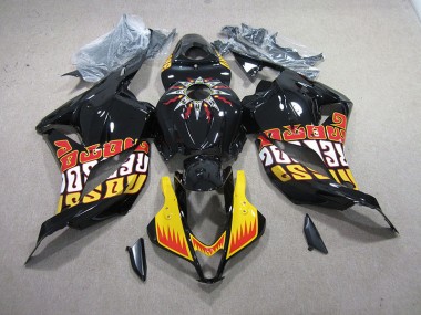 Cheap 2009-2012 Black Yellow Honda CBR600RR Motorcycle Fairing UK