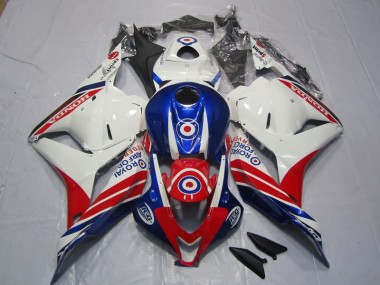 Cheap 2009-2012 White Blue Red Honda CBR600RR Bike Fairings UK