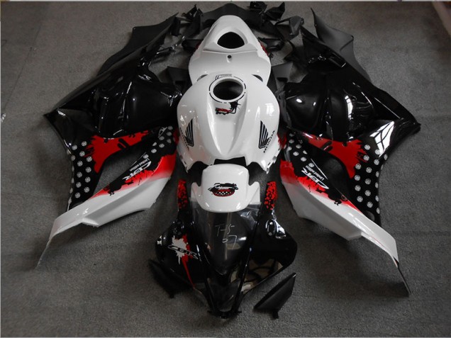 Cheap 2009-2012 Black White Red Honda CBR600RR Motorbike Fairing Kits UK Cheap 2009-2012 Black White Red Honda CBR600RR Motorbike Fairing Kits UK