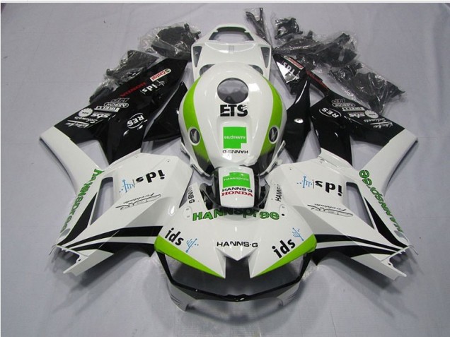 Cheap 2013-2021 White Green Hannspree ETS Honda CBR600RR Motorcycle Replacement Fairings UK Cheap 2013-2021 White Green Hannspree ETS Honda CBR600RR Motorcycle Replacement Fairings UK