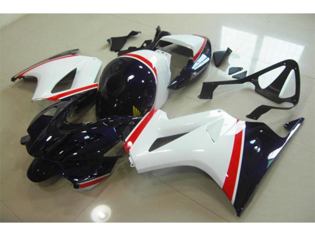 Cheap 2002-2013 White Blue Honda VFR800 Replacement Motorcycle Fairings UK Cheap 2002-2013 White Blue Honda VFR800 Replacement Motorcycle Fairings UK