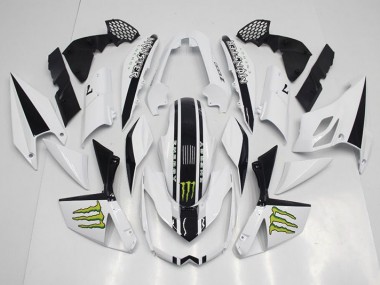 Cheap 2007-2009 White Kawasaki Z1000 Moto Fairings UK