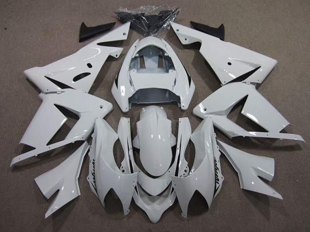 Cheap 2003-2005 White Ninja Kawasaki ZX10R Motor Bike Fairings UK Cheap 2003-2005 White Ninja Kawasaki ZX10R Motor Bike Fairings UK