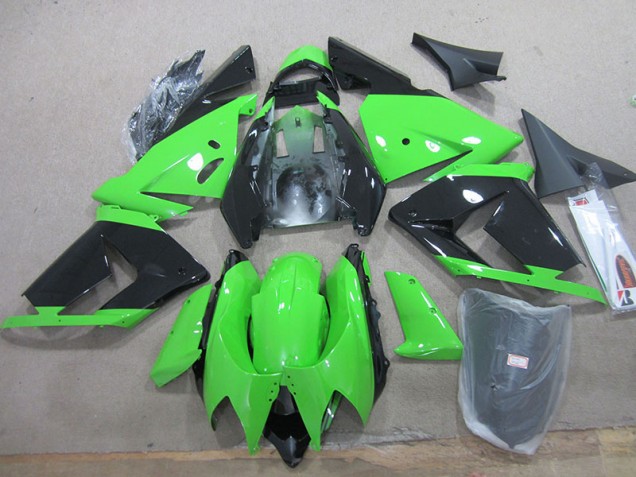 Cheap 2003-2005 Black Green Kawasaki ZX10R Moto Fairings UK Cheap 2003-2005 Black Green Kawasaki ZX10R Moto Fairings UK