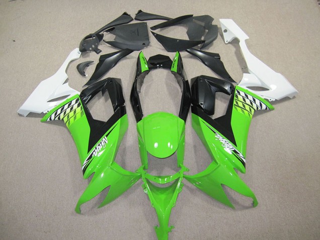 Cheap 2008-2010 Black Green Ninja Kawasaki ZX10R Bike Fairings UK Cheap 2008-2010 Black Green Ninja Kawasaki ZX10R Bike Fairings UK