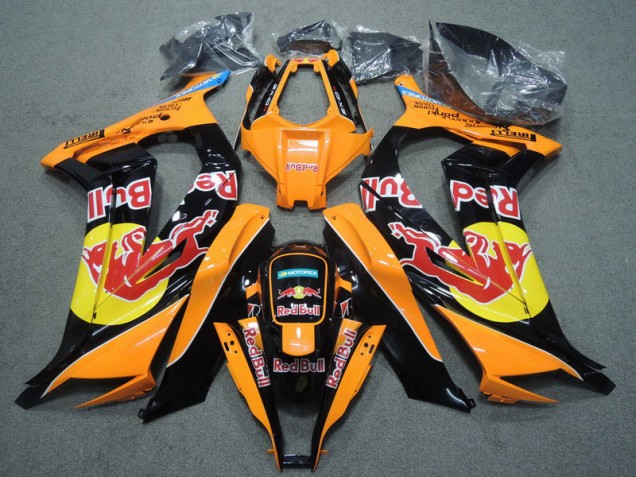 Cheap 2011-2015 Black Orange Red Bull Kawasaki ZX10R Replacement Fairings UK Cheap 2011-2015 Black Orange Red Bull Kawasaki ZX10R Replacement Fairings UK