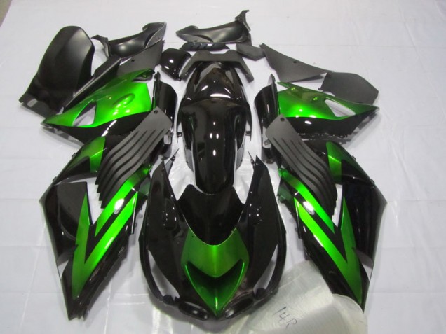 Cheap 2006-2011 Black Green Kawasaki ZX14R ZZR1400 Motorcycle Fairings UK Cheap 2006-2011 Black Green Kawasaki ZX14R ZZR1400 Motorcycle Fairings UK