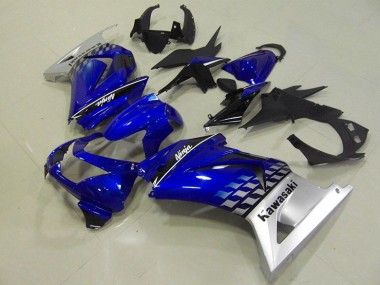 Cheap 2008-2012 Blue Kawasaki ZX250R Motorcycle Fairings UK